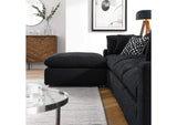 EEI-6365-BLK Commix 5 Piece Down Filled Overstuffed Boucle Fabric Sectional Sofa By Modway