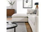 EEI-6365-IVO Commix 5 Piece Down Filled Overstuffed Boucle Fabric Sectional Sofa By Modway