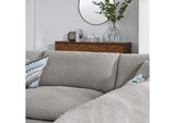 EEI-6367-LGR Commix 5 Piece Down Filled Overstuffed Boucle Fabric Sectional Sofa By Modway
