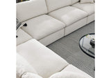 EEI-6369-IVO Commix 6-Piece Down Filled Overstuffed Boucle Fabric Sectional Sofa By Modway