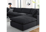 EEI-6370-BLK Commix 7-Piece Down Filled Overstuffed Boucle Sectional Sofa By Modway