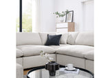 EEI-6371-IVO Commix 8-Piece Down Filled Overstuffed Boucle Fabric Sectional Sofa By Modway
