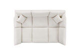 EEI-6372-IVO Commix 6-Piece Down Filled Overstuffed Boucle Fabric Sectional Sofa By Modway