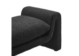 EEI-6379-BLK Waverly Boucle Fabric Bench By Modway