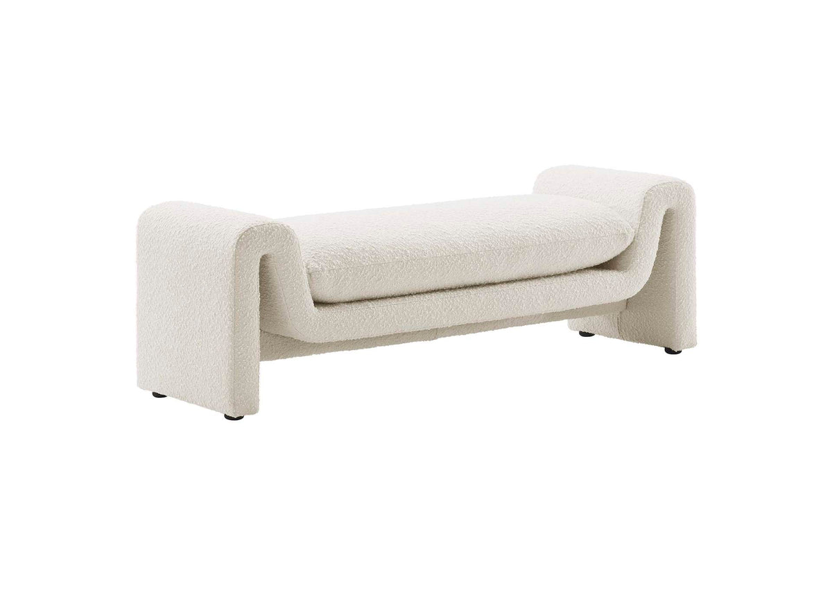 EEI-6379-IVO Waverly Boucle Fabric Bench By Modway