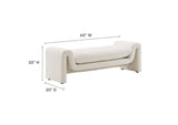 EEI-6379-IVO Waverly Boucle Fabric Bench By Modway