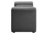 EEI-6380-GRY Waverly Performance Velvet Bench By Modway