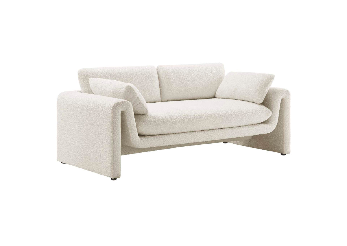EEI-6381-IVO Waverly Boucle Fabric Sofa By Modway