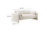 EEI-6381-IVO Waverly Boucle Fabric Sofa By Modway