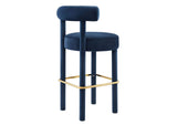 EEI-6386-MID-GLD Toulouse Performance Velvet Bar Stool By Modway