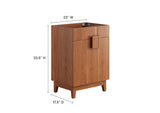 EEI-6399-WAL Miles 24" Bathroom Vanity Cabinet - Sink Basin Not Included - By Modway