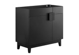 EEI-6400-BLK Miles 36" Bathroom Vanity Cabinet - Sink Basin Not Included - By Modway