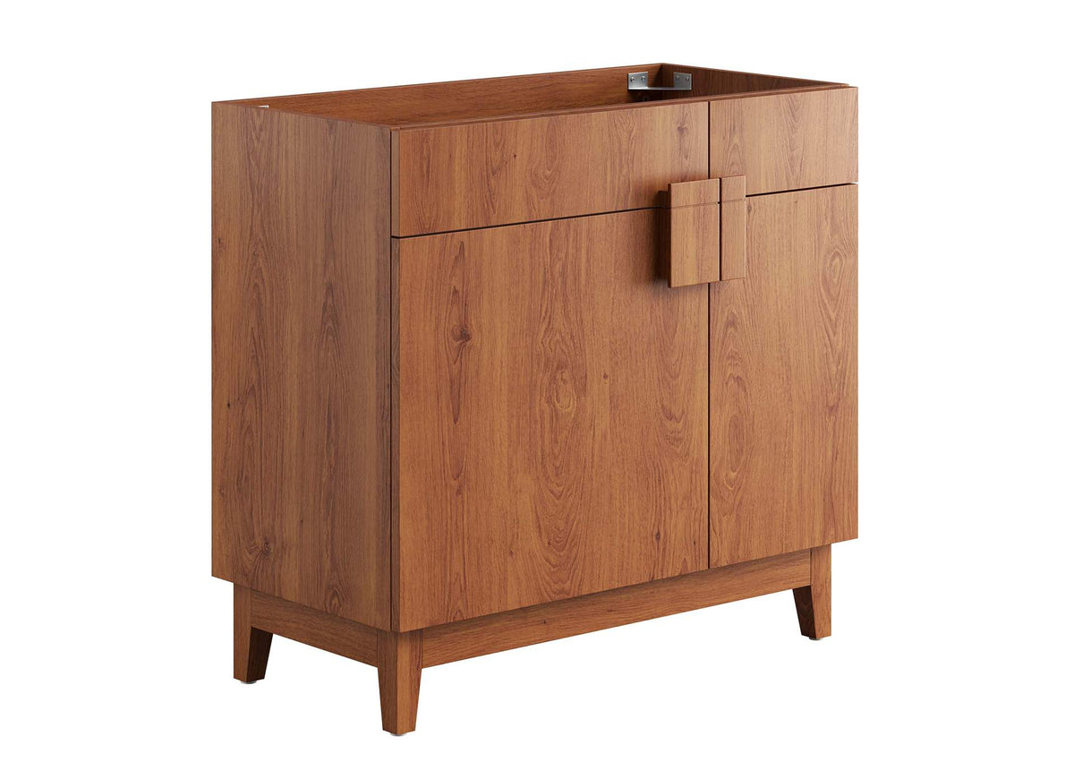 EEI-6400-WAL Miles 36" Bathroom Vanity Cabinet - Sink Basin Not Included - By Modway