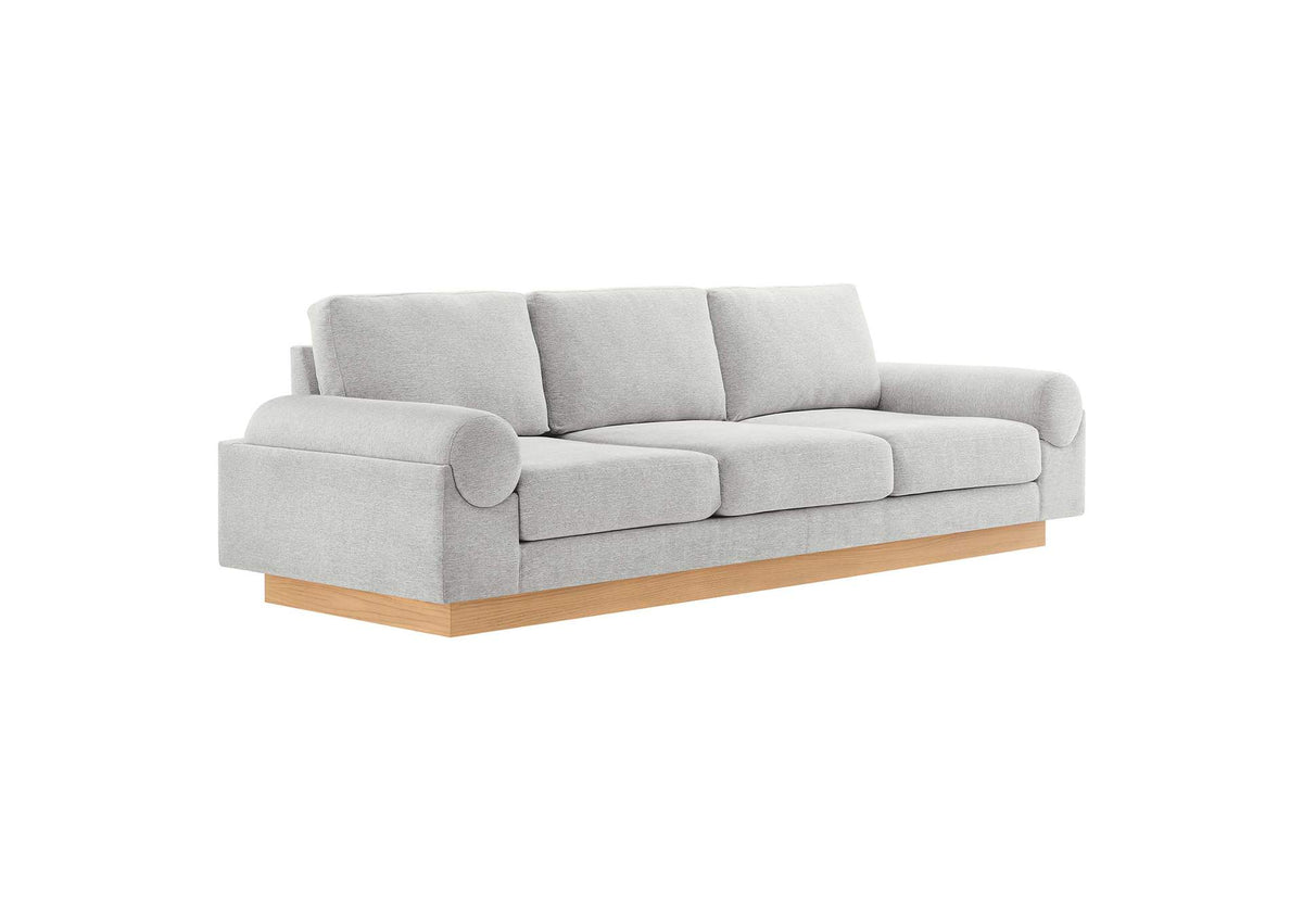 EEI-6401-LGR Oasis Upholstered Fabric Sofa By Modway