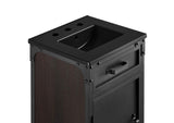 EEI-6412-BLK-BLK Steamforge 18" Bathroom Vanity By Modway