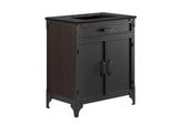 EEI-6416-BLK-BLK Steamforge 30" Bathroom Vanity By Modway