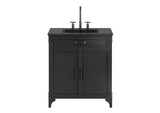 EEI-6416-BLK-BLK Steamforge 30" Bathroom Vanity By Modway
