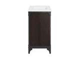 EEI-6417-WHI-BLK Steamforge 36" Bathroom Vanity By Modway