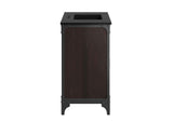 EEI-6418-BLK-BLK Steamforge 36" Bathroom Vanity By Modway