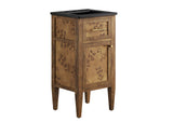 EEI-6438-BLK-BRN Elysian 18" Wood Bathroom Vanity By Modway