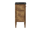 EEI-6438-BLK-BRN Elysian 18" Wood Bathroom Vanity By Modway