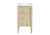 EEI-6443-WHI-BUR Elysian 30" Wood Bathroom Vanity By Modway