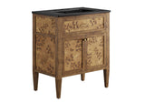 EEI-6446-BLK-BRN Elysian 30" Wood Bathroom Vanity By Modway