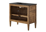 EEI-6450-BLK-BRN Elysian 36" Wood Bathroom Vanity By Modway