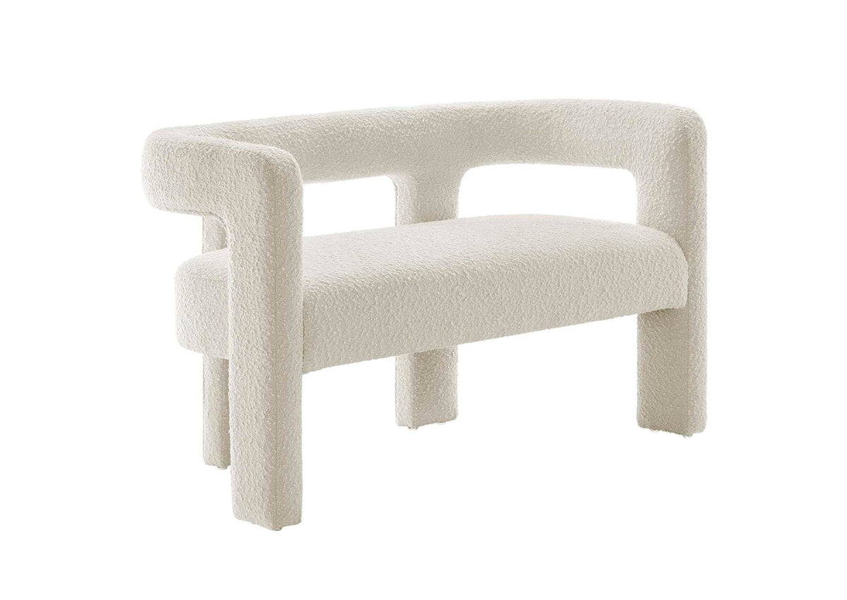 EEI-6477-IVO Kayla Boucle Upholstered Loveseat By Modway