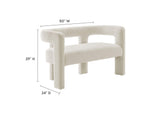 EEI-6477-IVO Kayla Boucle Upholstered Loveseat By Modway