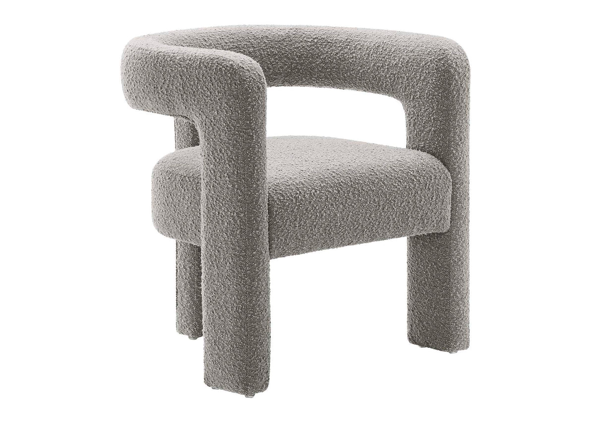 EEI-6479-LGR Kayla Boucle Upholstered Armchair By Modway