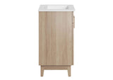 EEI-6482-WHI-OAK Miles 24" Bathroom Vanity By Modway