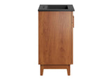 EEI-6483-BLK-WAL Miles 24" Bathroom Vanity By Modway