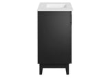 EEI-6484-WHI-BLK Miles 36" Bathroom Vanity By Modway