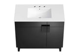 EEI-6484-WHI-BLK Miles 36" Bathroom Vanity By Modway