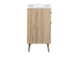 EEI-6498-WHI-OAK Maverick 24" Bathroom Vanity By Modway