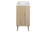 EEI-6500-WHI-OAK Maverick 36" Bathroom Vanity By Modway