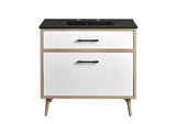 EEI-6501-BLK-OAK Maverick 36" Bathroom Vanity By Modway