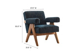 EEI-6503-HEA Lyra Fabric Armchair By Modway