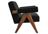 EEI-6504-BLK Lyra Boucle Fabric Loveseat By Modway