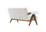 EEI-6504-IVO Lyra Boucle Fabric Loveseat By Modway