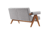 EEI-6504-LGR Lyra Boucle Fabric Loveseat By Modway