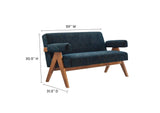 EEI-6505-HEA Lyra Fabric Loveseat By Modway
