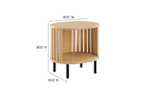 EEI-6523-OAK Fortitude Side Table By Modway