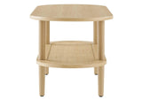 EEI-6526-OAK Torus Oval Coffee Table By Modway