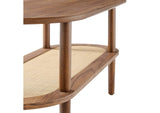 EEI-6526-WAL Torus Oval Coffee Table By Modway