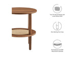 EEI-6527-WAL Torus Round Side Table By Modway