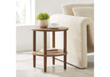 EEI-6527-WAL Torus Round Side Table By Modway