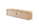 EEI-6528-OAK Fortitude 63" Wall-Mounted TV Stand By Modway