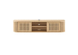 EEI-6528-OAK Fortitude 63" Wall-Mounted TV Stand By Modway